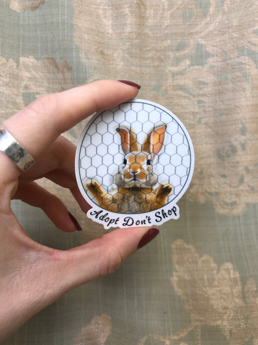 Crying Caged Bun | Stickers