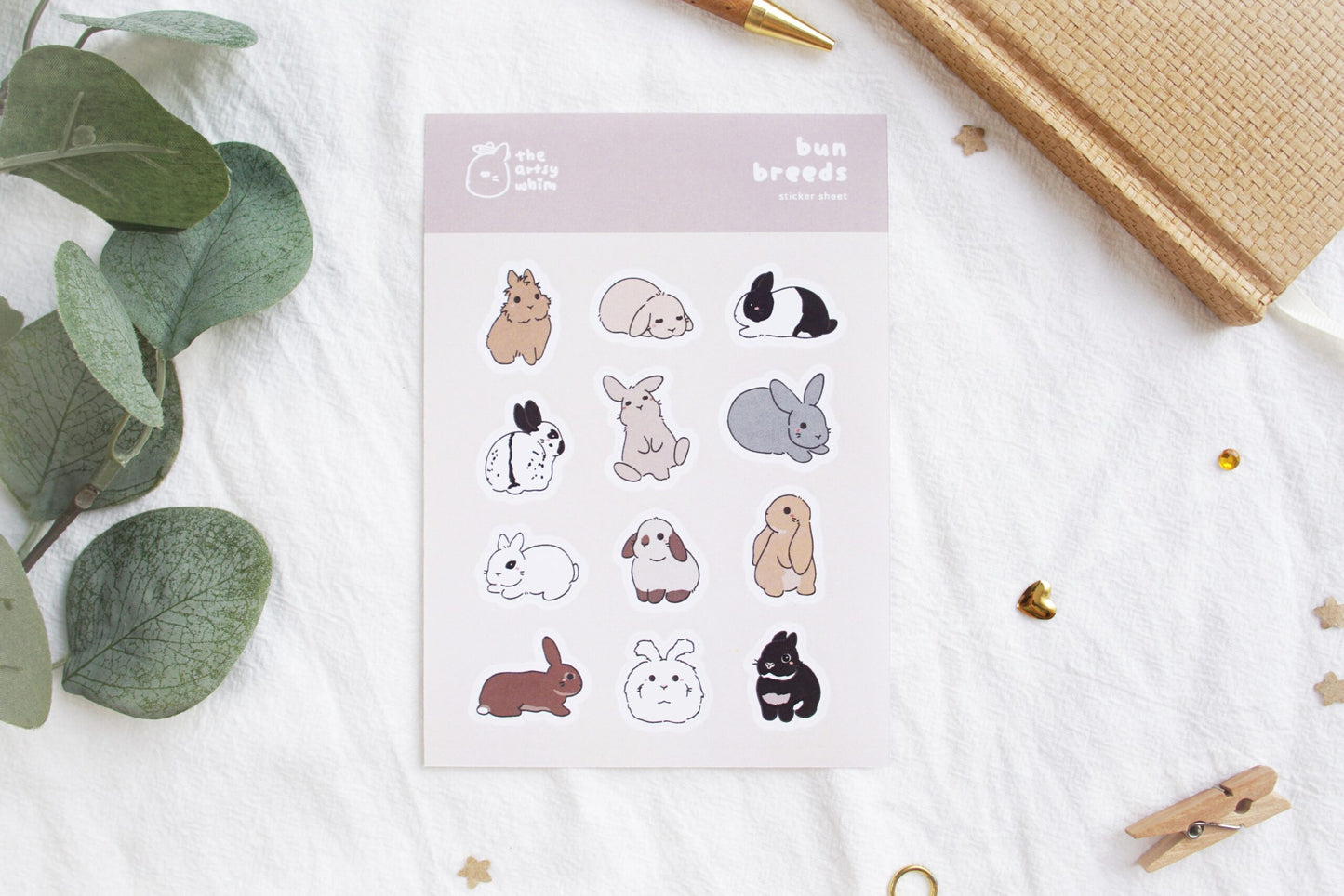 Bunny Breeds | Sticker Sheet – Rabbit Retail