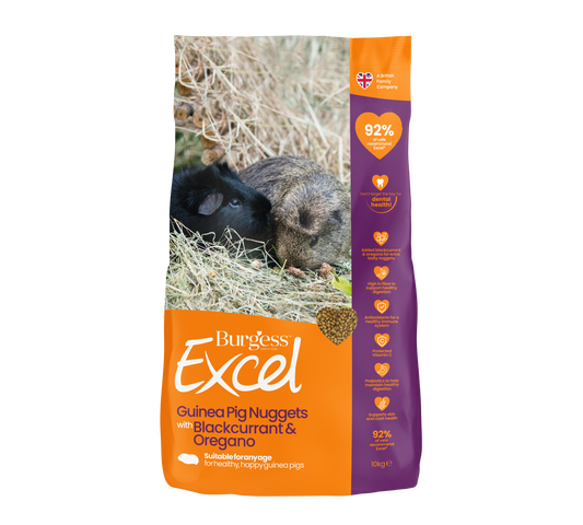 Excel Guinea Pig Nuggets with Blackcurrant & Oregano - 10KG