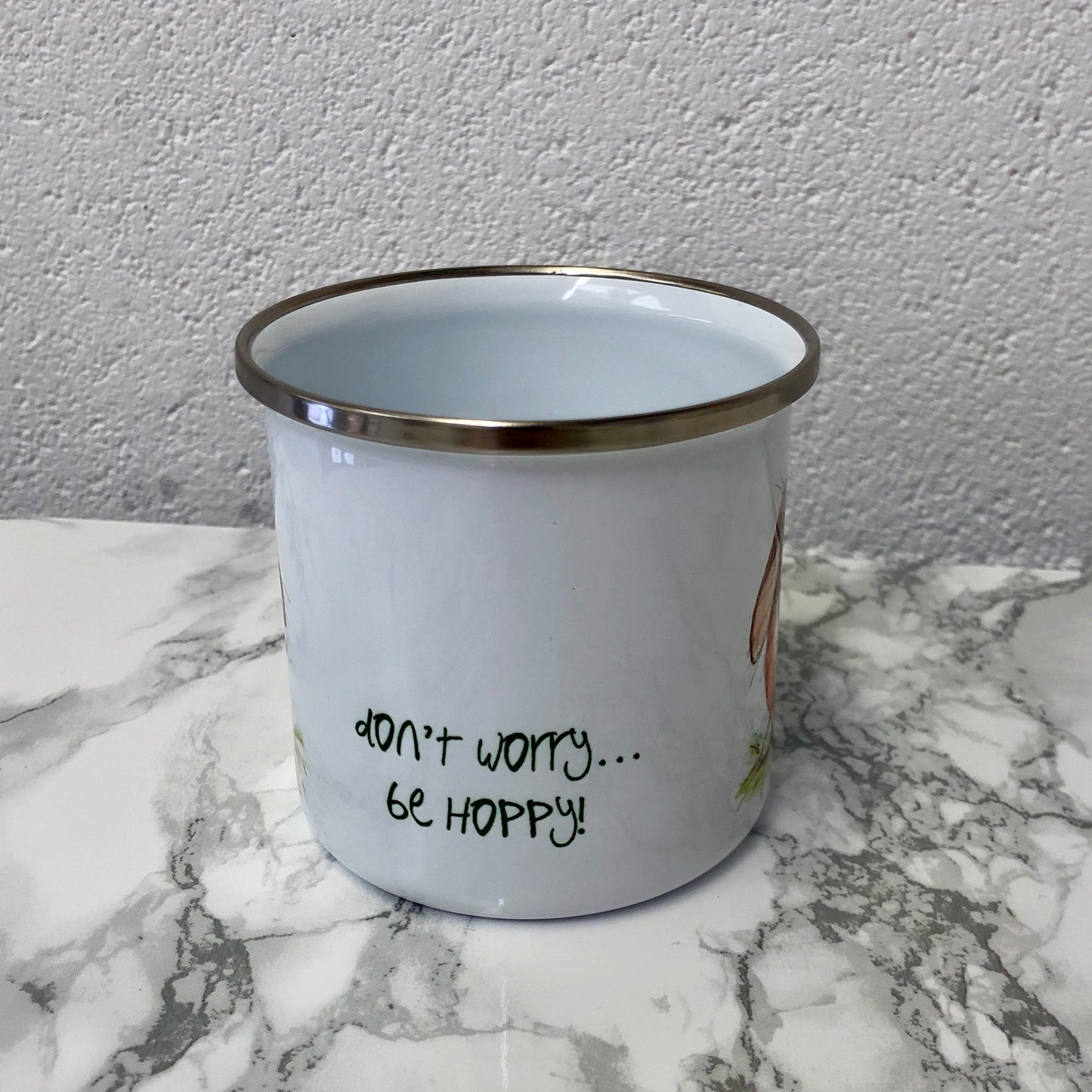 Be Hoppy Don't Worry Mug