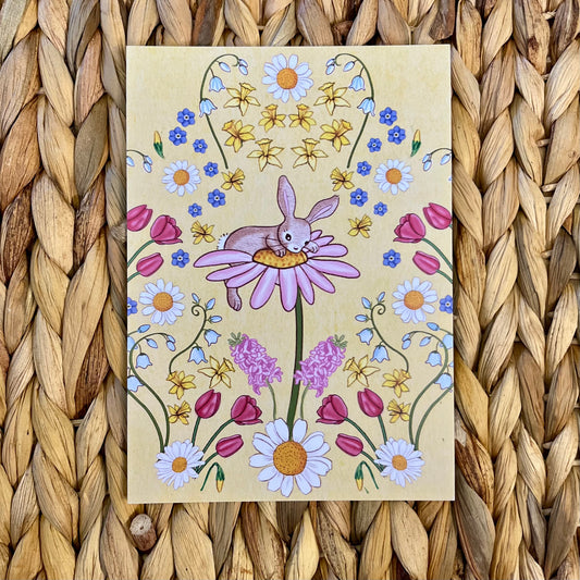 Daisy Yellow | Postcard and Artprint