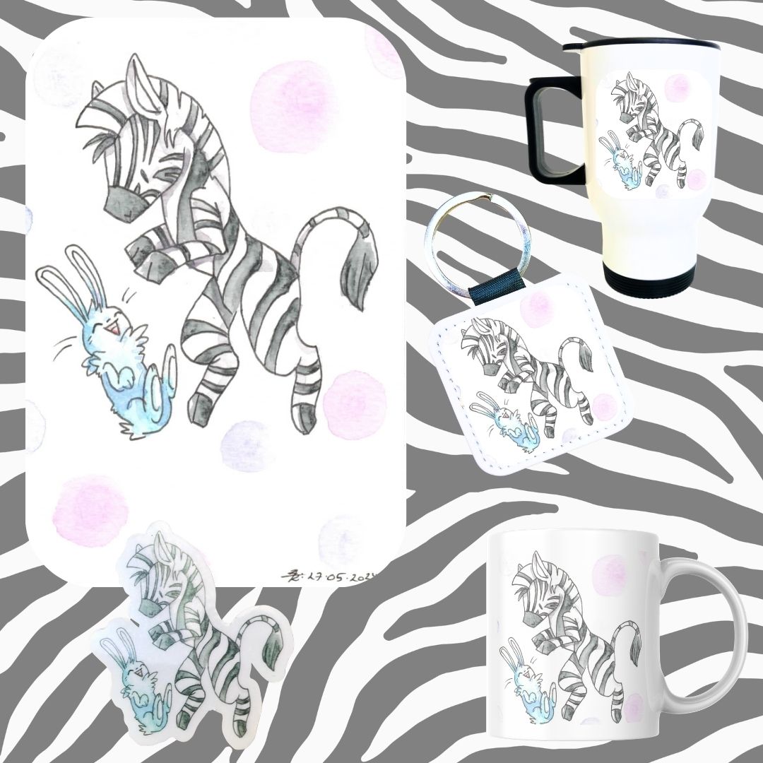 Ehlers Danlos Zebra | Print on Anything