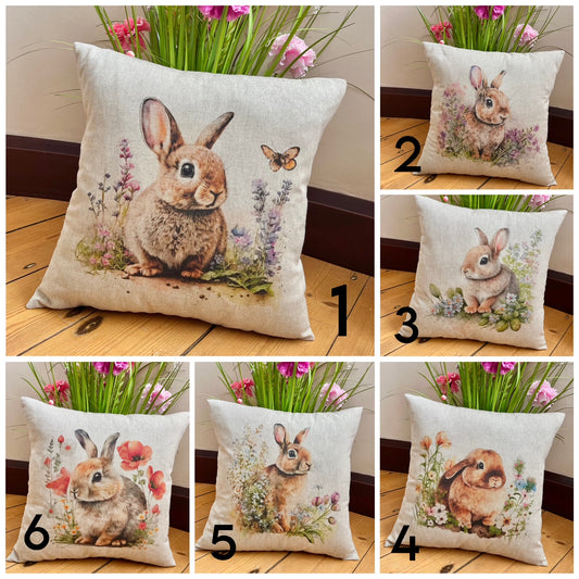 Country Garden Rabbit Cushions