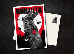 Bunzilla Art Print | Postcard & A4