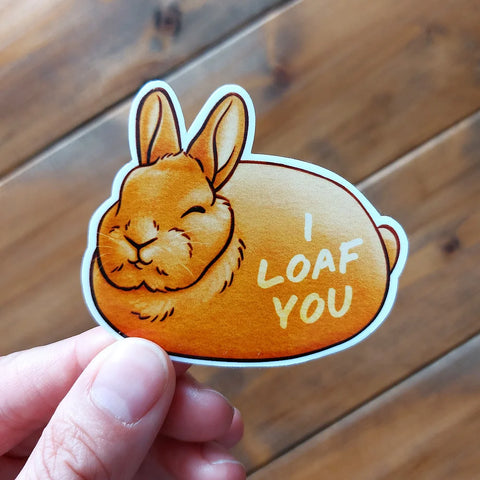I Loaf You Vinyl Sticker