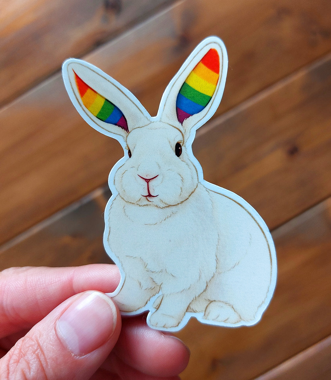 Pride Rabbit Merch Pride Bun Sticker – Rabbit Retail