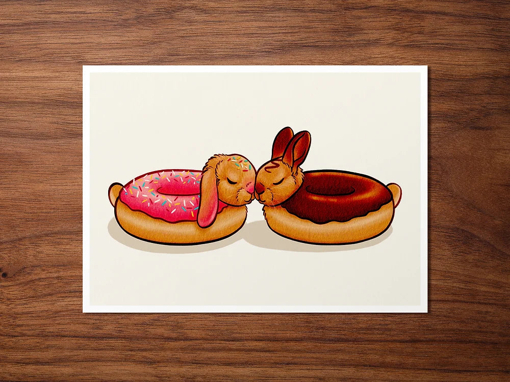 Bread and Pastry Buns Postcard & Art Print