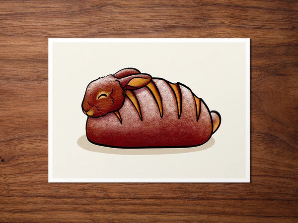 Bread and Pastry Buns Postcard & Art Print