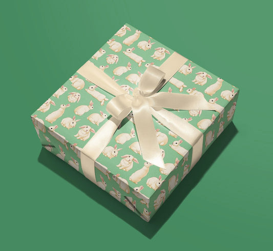 White Bunnies | Wrapping Paper