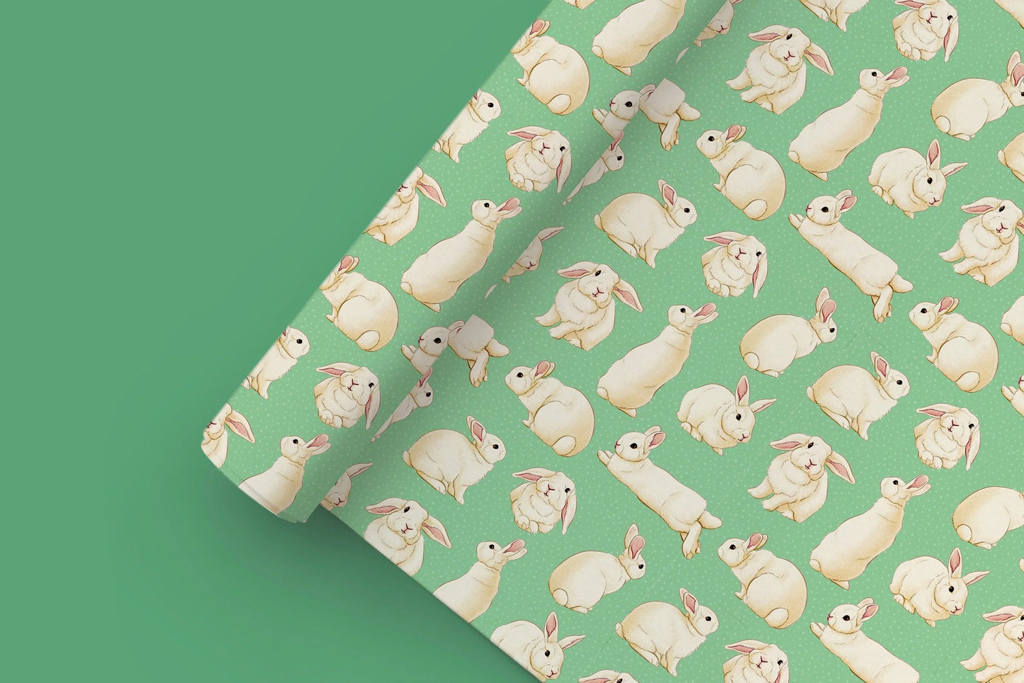 White Bunnies | Wrapping Paper