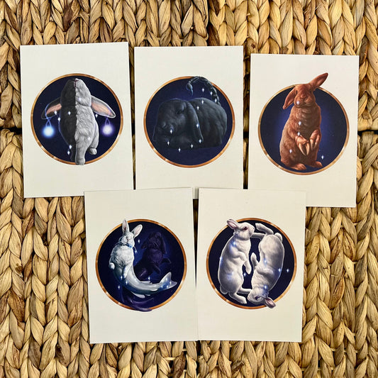 Zodiac Rabbit Signs | Postcards and Artprints