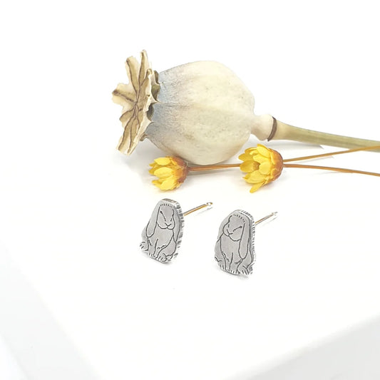 Merlin Lop Bunny Earrings