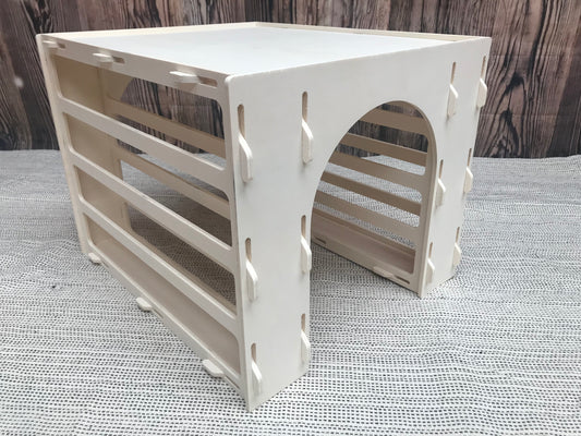 Hay Tunnel | Wooden Rabbit Hay Rack