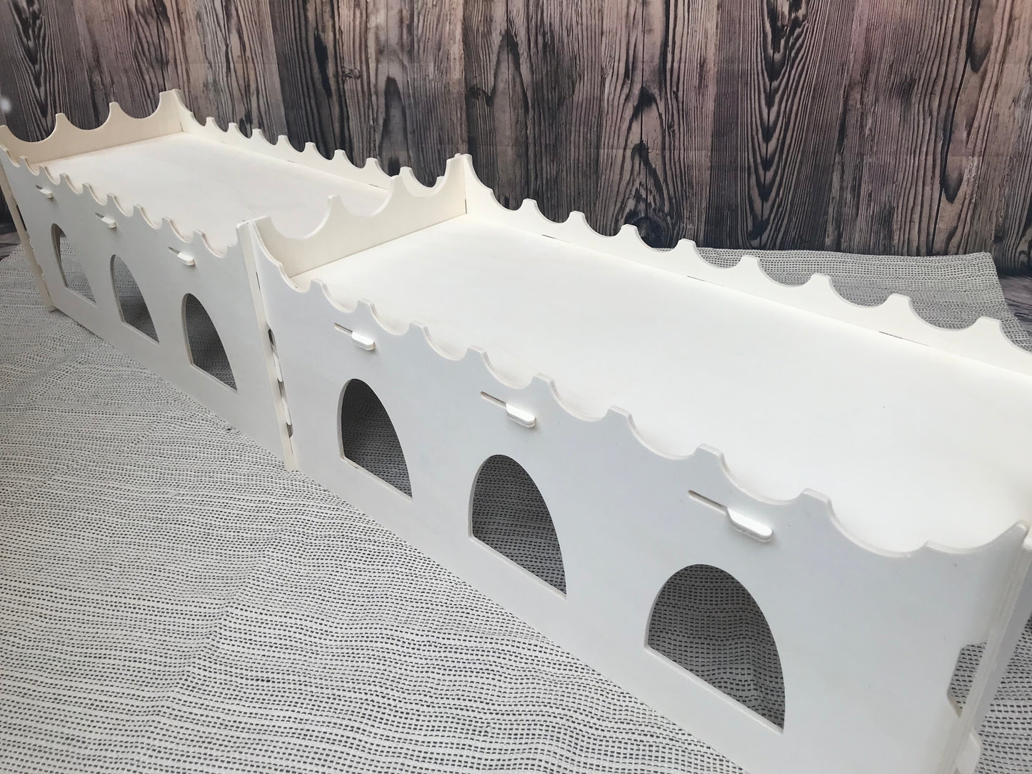 Play Tunnels|Two Lengths and Ramp | Wooden Rabbit Tunnels