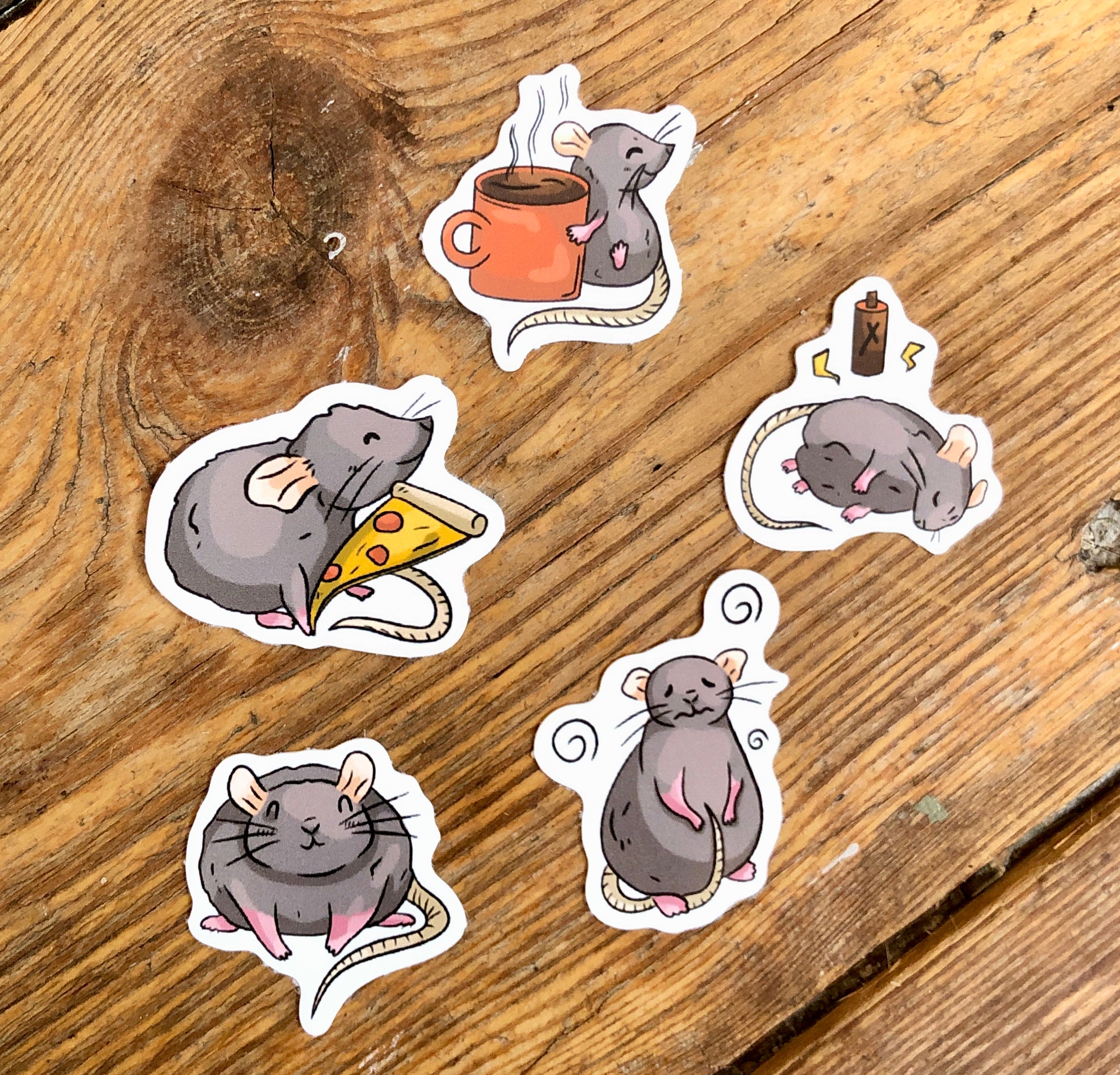 Rata Sticker Rat Communication Stickers – Rabbit Retail