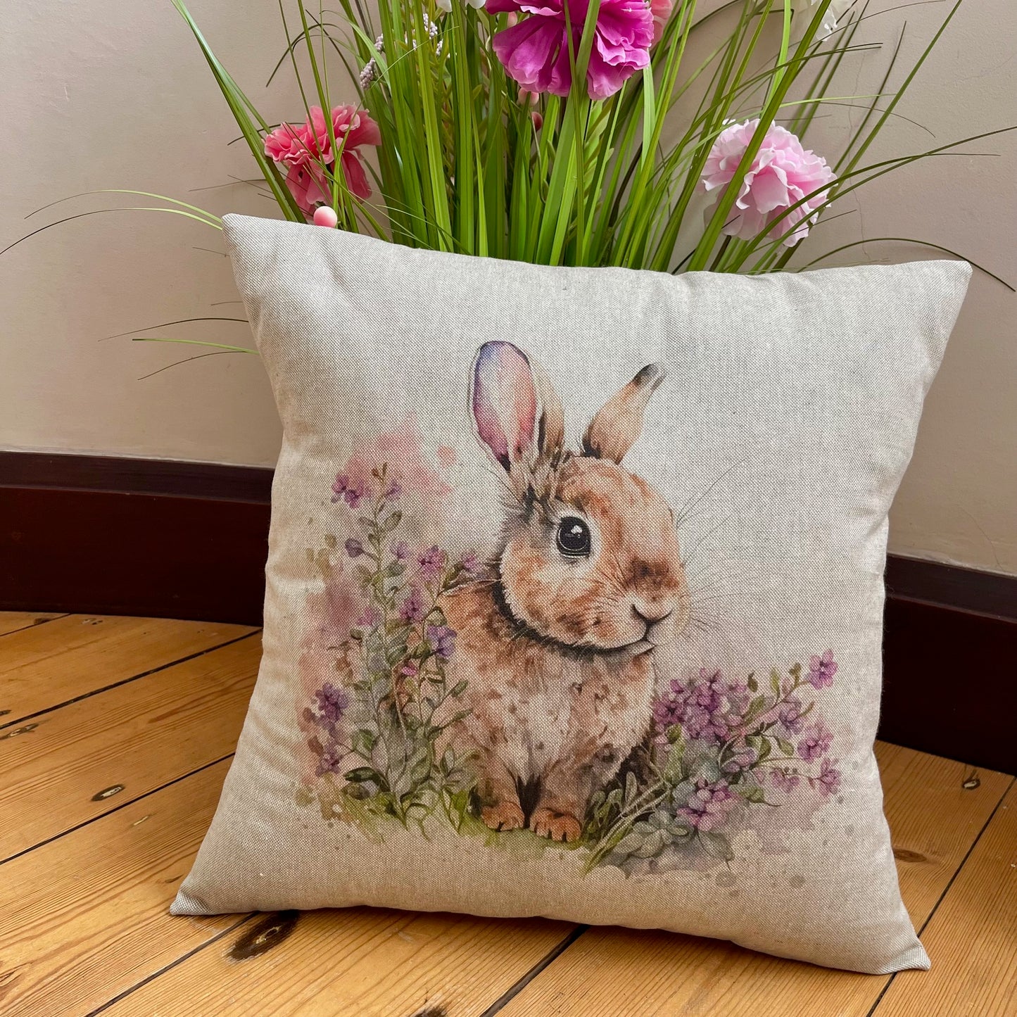 Country Garden Rabbit Cushions