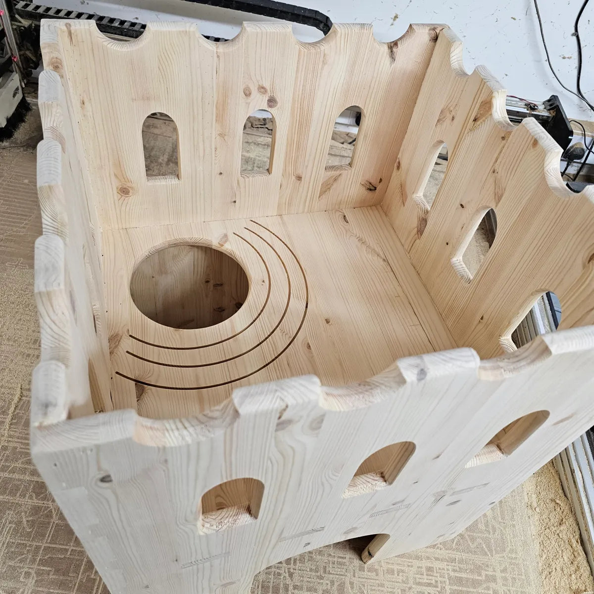 Two Story Castle | Pine Rabbit Hideaway