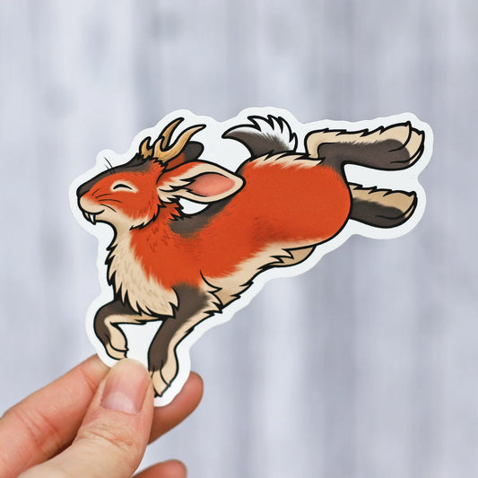 Muntjack Jackalope | Jacklope of the World Sticker