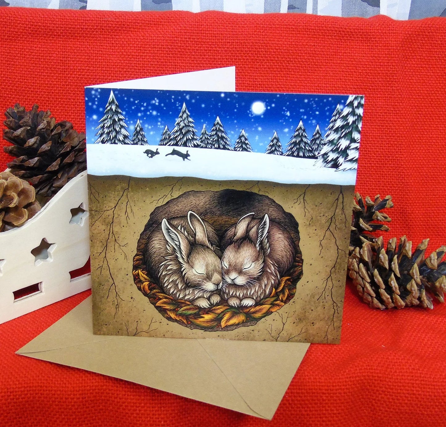 Christmas Bunny Cards