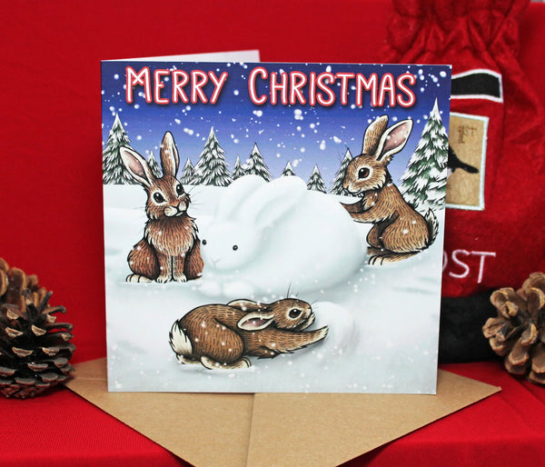 Christmas Bunny Cards