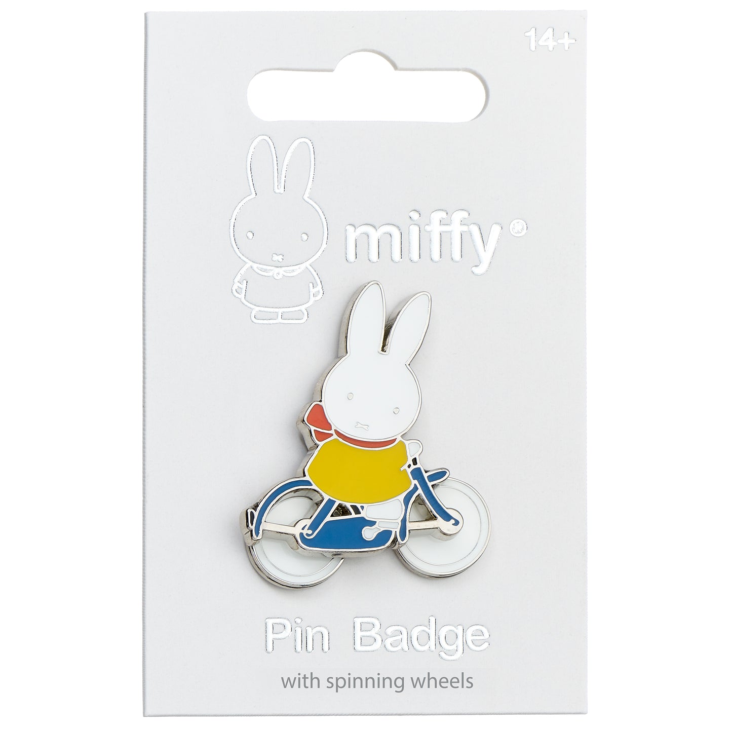 Miffy Spinning Wheels Pin Badge