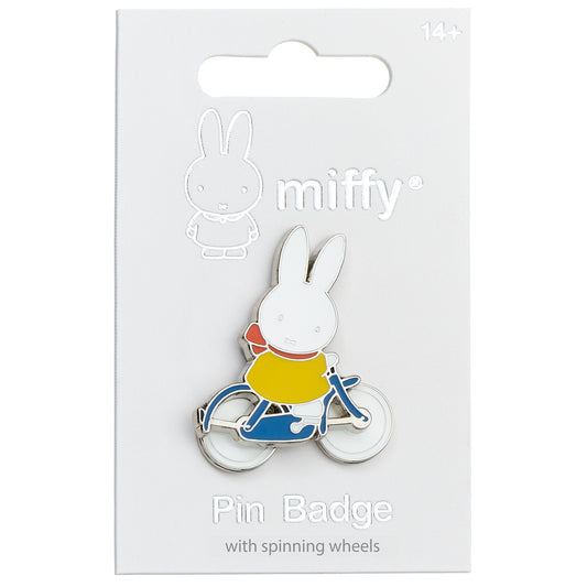 Miffy Spinning Wheels Pin Badge