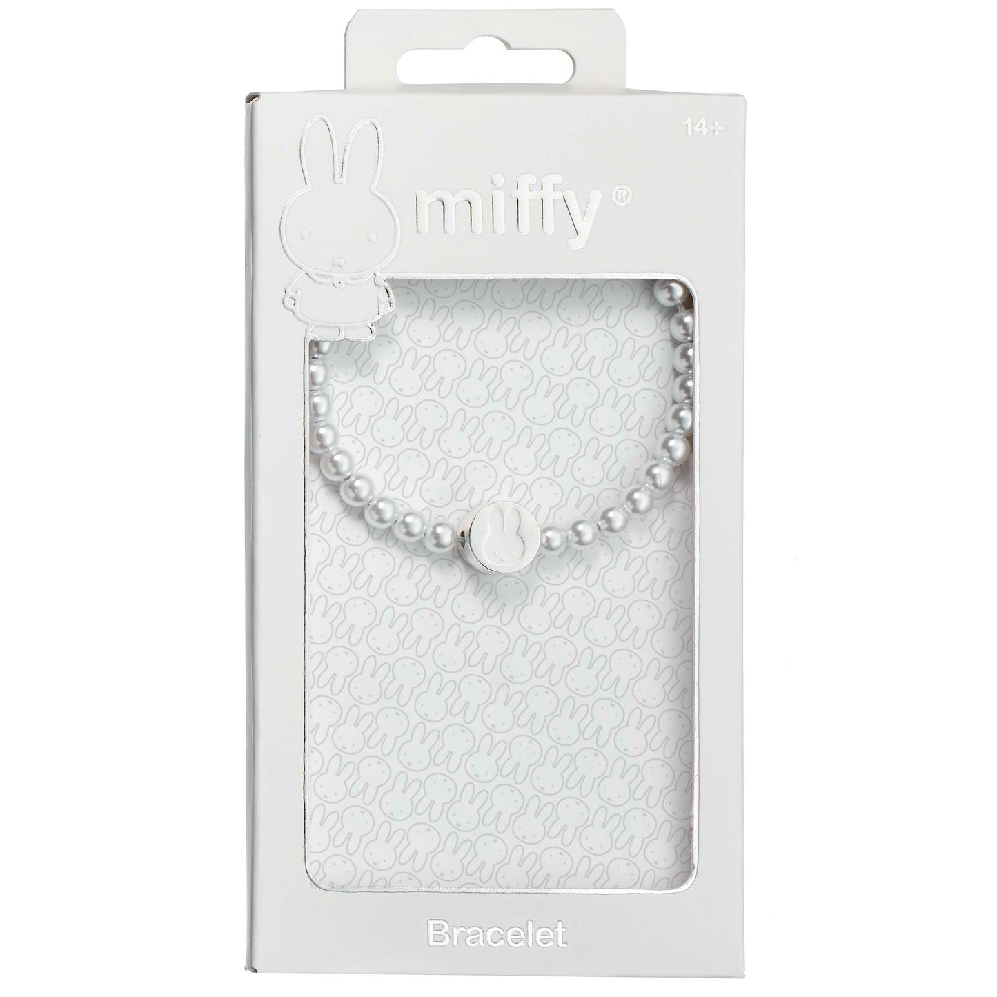Miffy Pearlised Beaded Bracelet with Charm