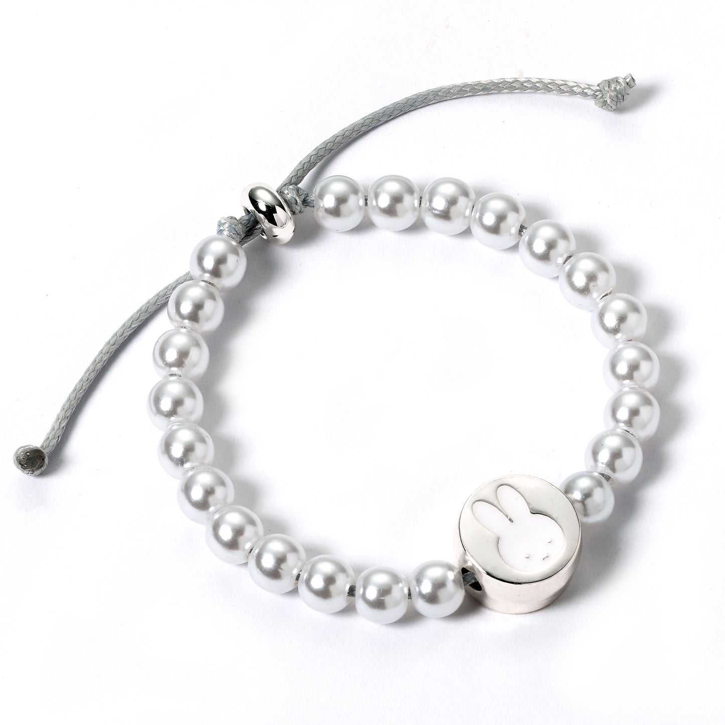 Miffy Pearlised Beaded Bracelet with Charm
