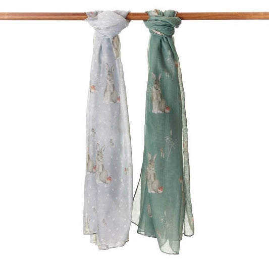 Rabbit and Robin | Scarf | Two Colours
