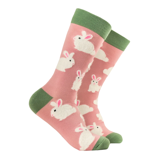Fluffy Bunny Socks | Size 4-8