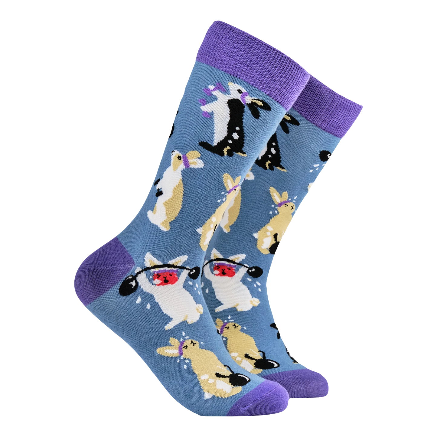 Gym Bunny Socks | Size 4-8 & 9-12