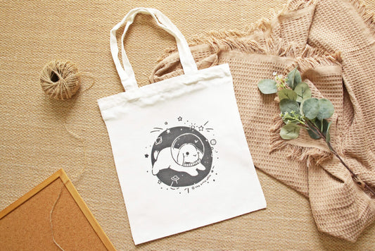 Space Rabbit Tote