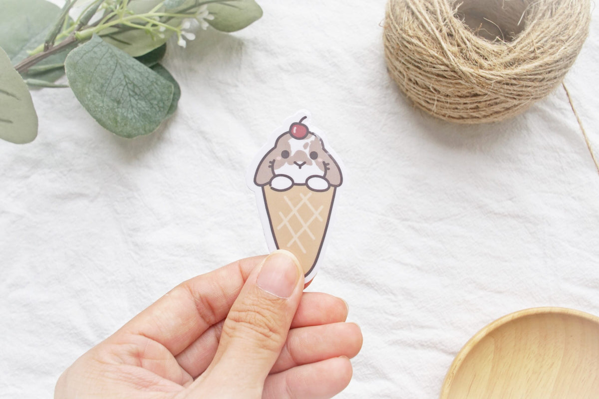 Cream The Rabbit Sticker Ice Cream Sticker β Rabbit Retail