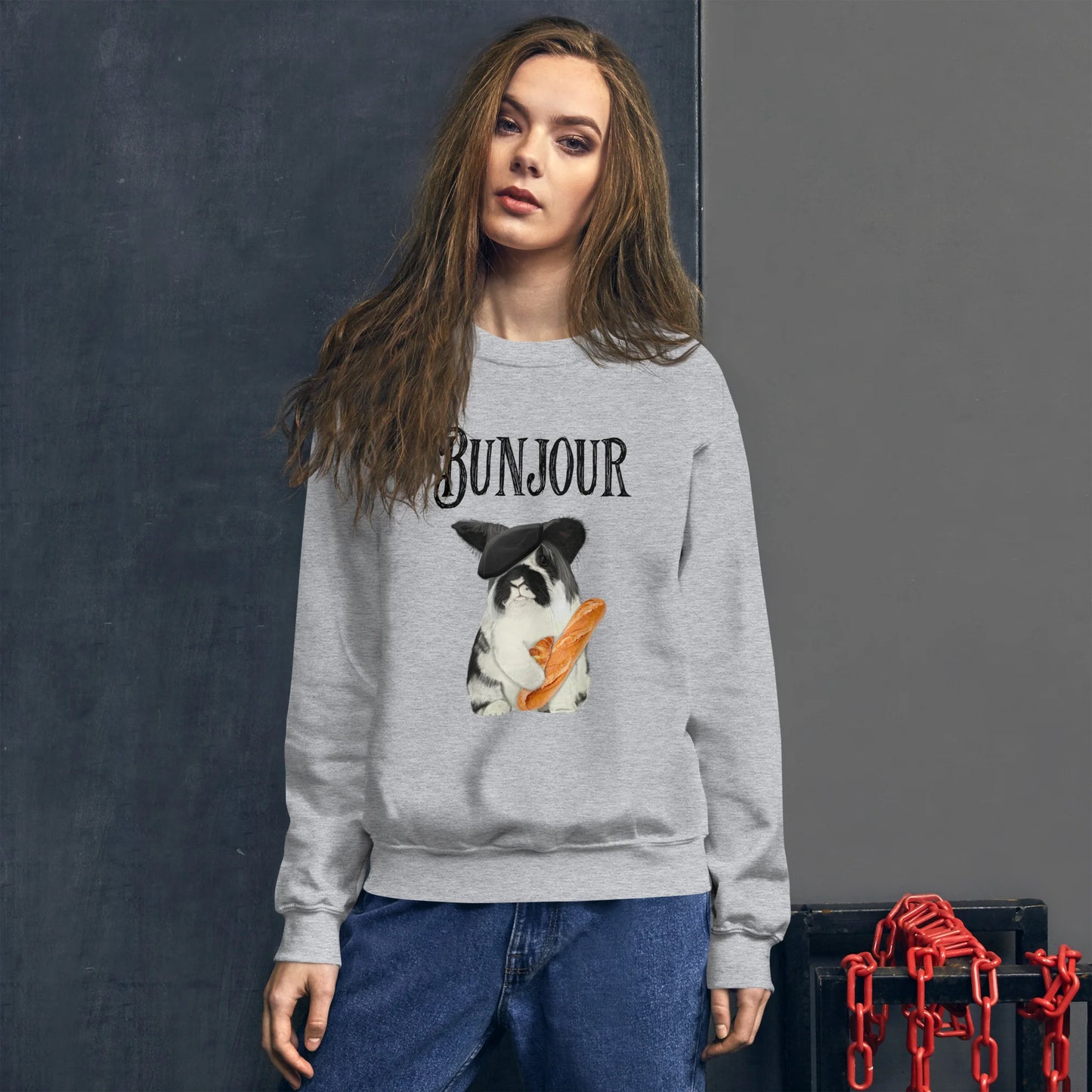 Bunjour Bunny | Sweatshirt