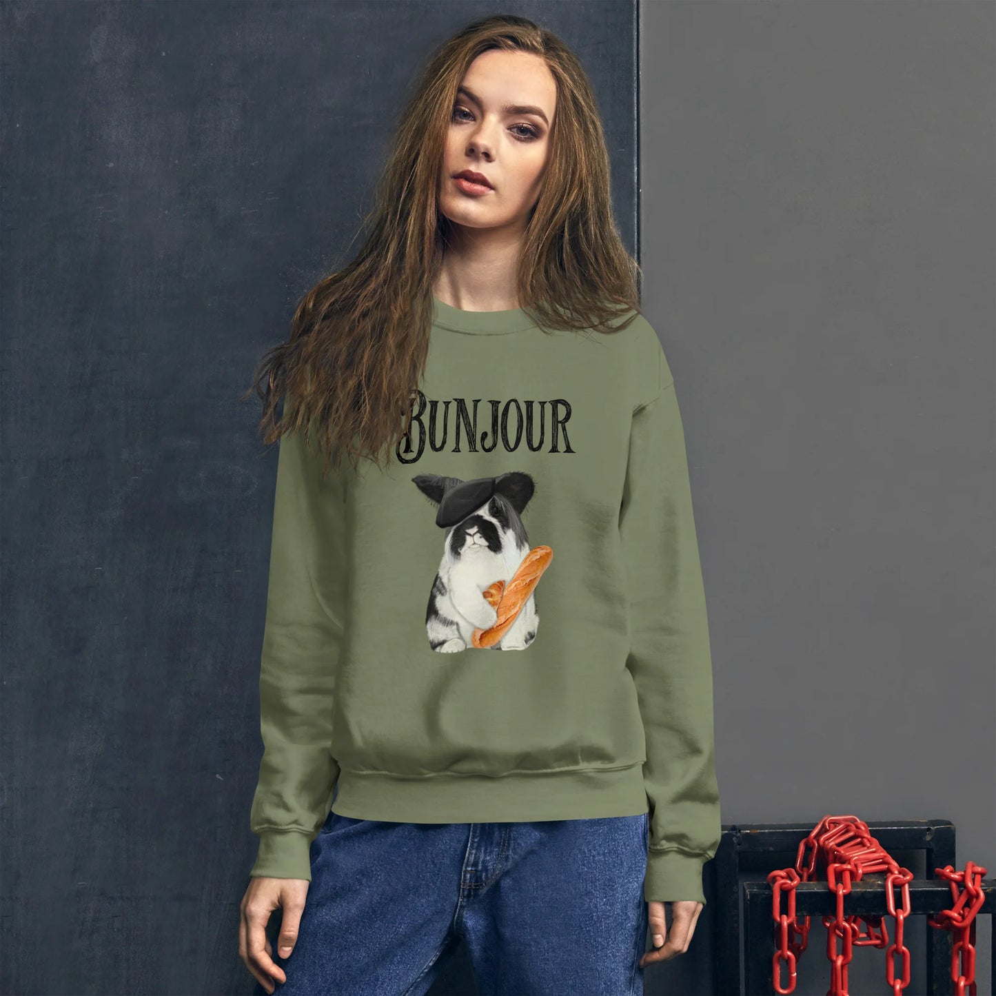 Bunjour Bunny | Sweatshirt