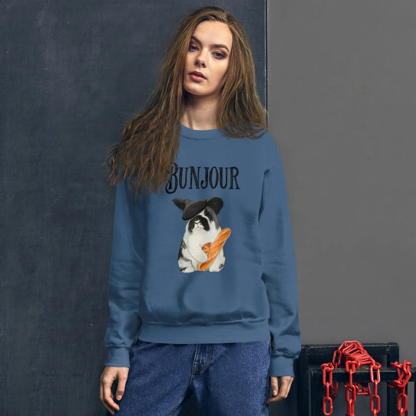 Bunjour Bunny | Sweatshirt