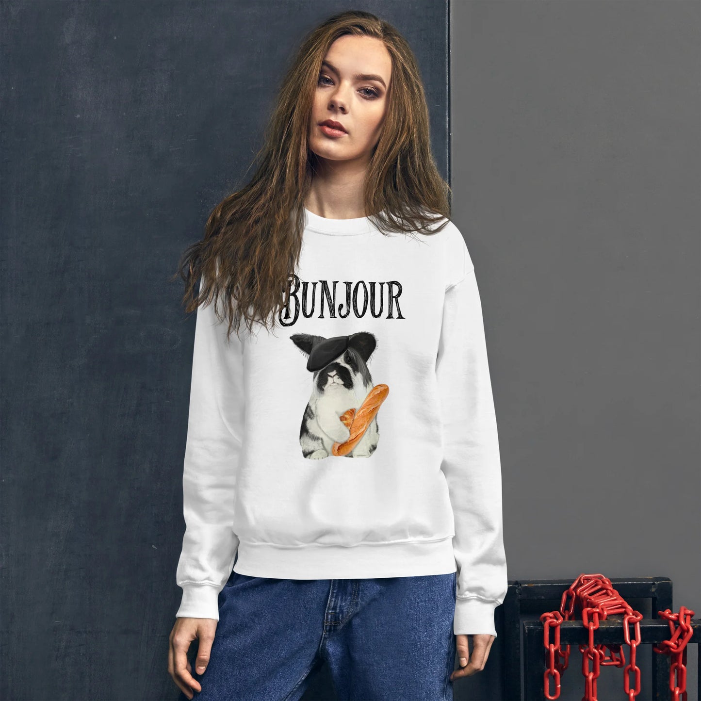 Bunjour Bunny | Sweatshirt