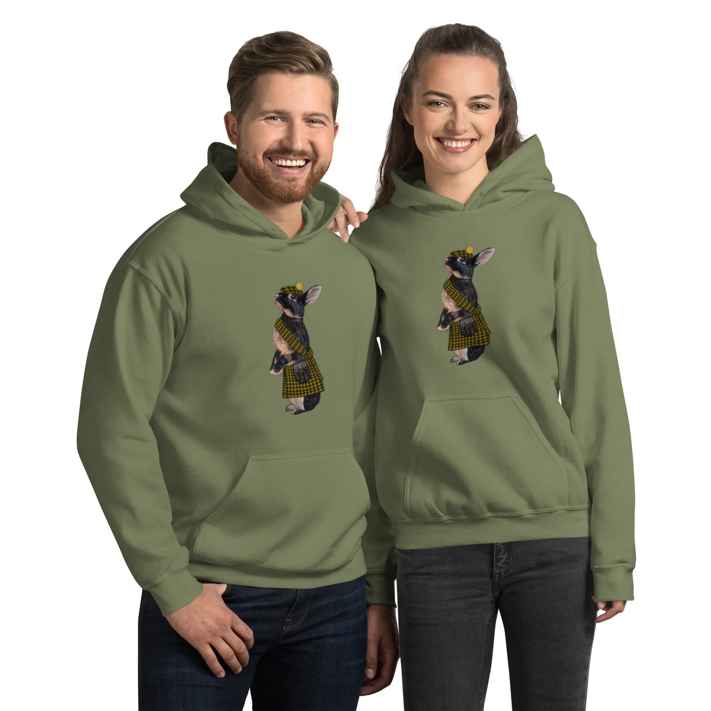 Scottish Kilt Bunny | Hoodie