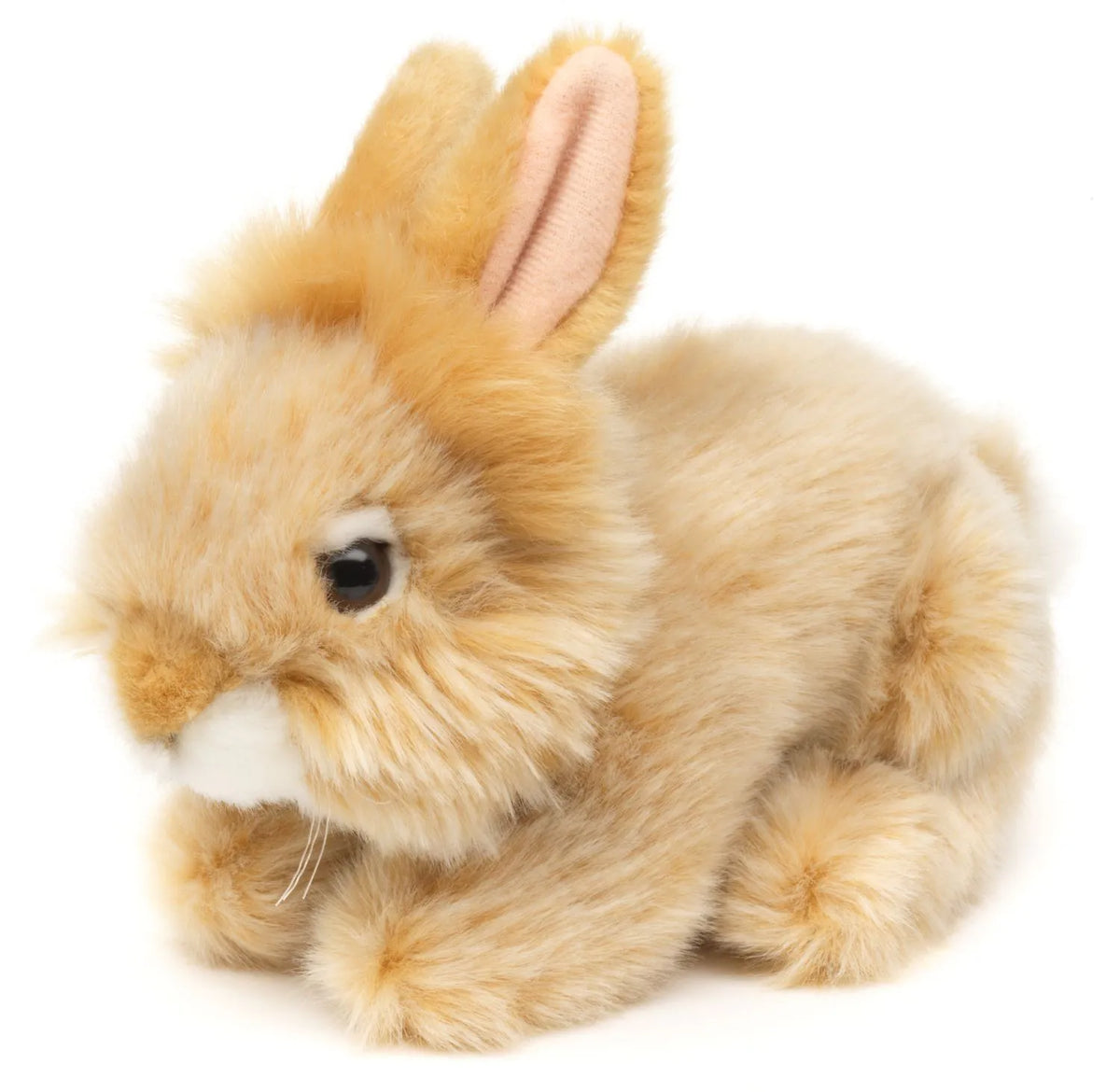 Uni-Toys | Brown Lionhead Angora Rabbit | Soft Toy