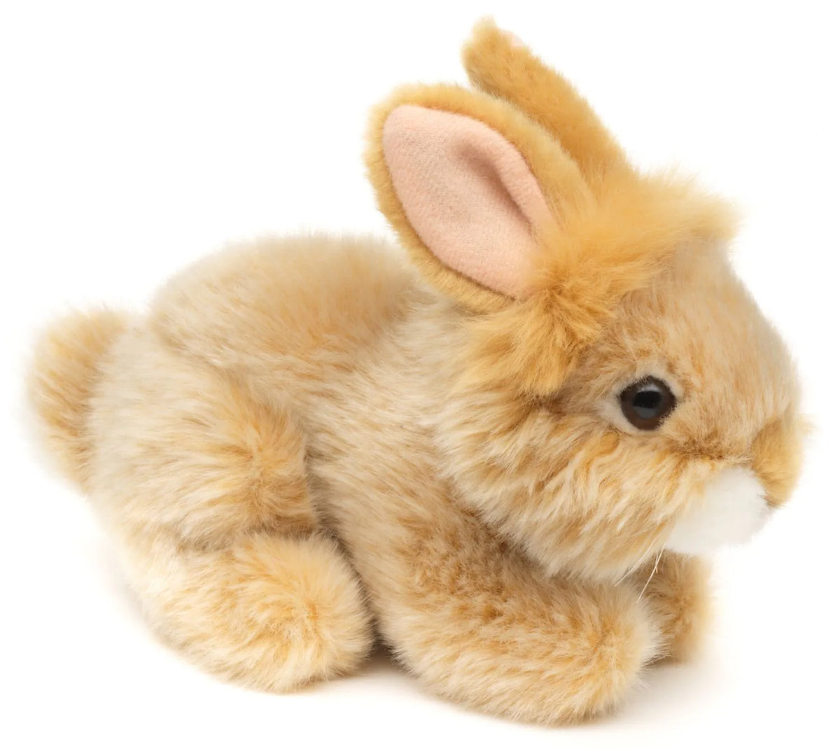 Uni-Toys | Brown Lionhead Angora Rabbit | Soft Toy