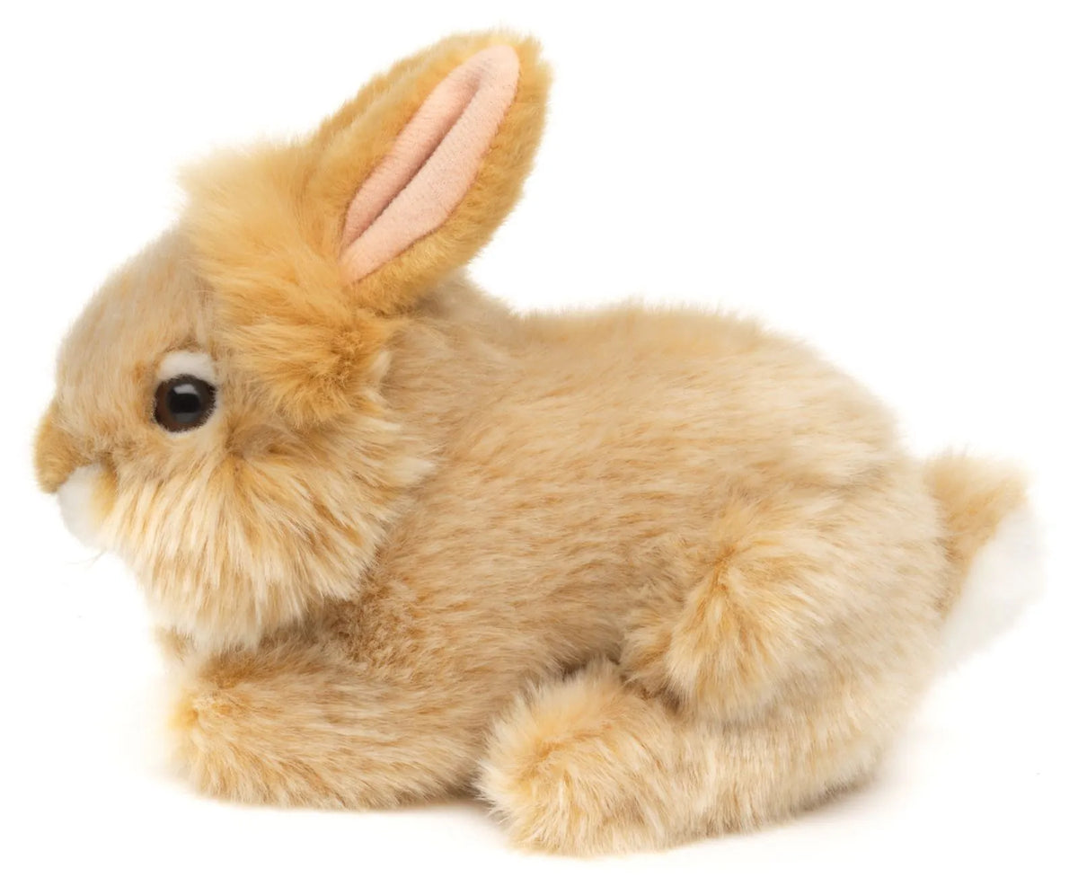 Uni-Toys | Brown Lionhead Angora Rabbit | Soft Toy