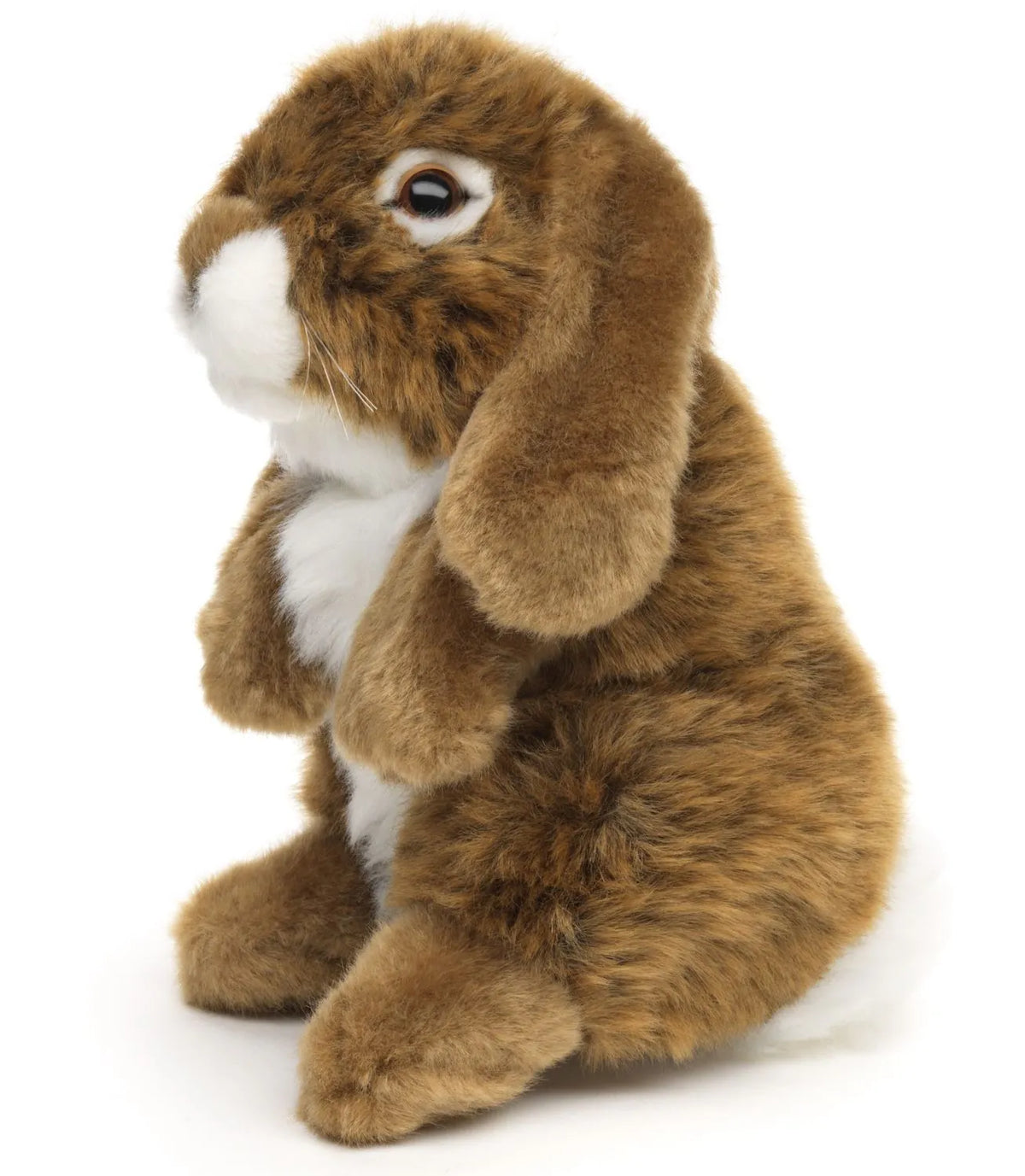 Uni-Toys | Standing Dark Brown Lop Rabbit | Soft Toy