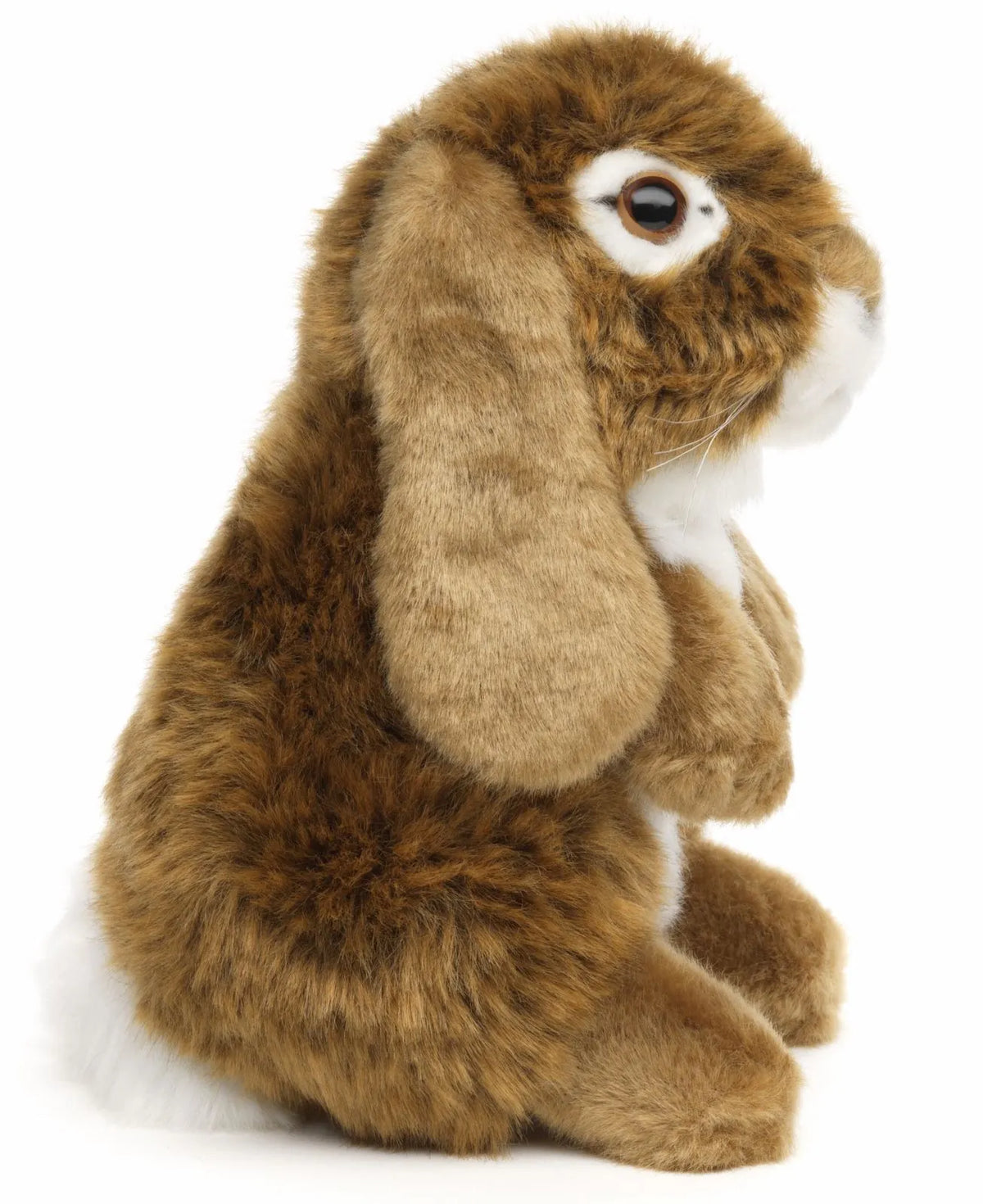 Uni-Toys | Standing Dark Brown Lop Rabbit | Soft Toy
