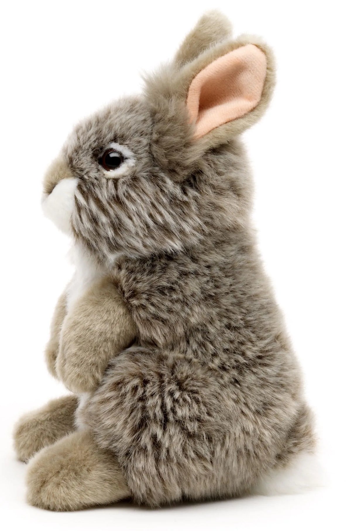 Uni-Toys | Standing Grey Lionhead Angora Rabbit | Soft Toy