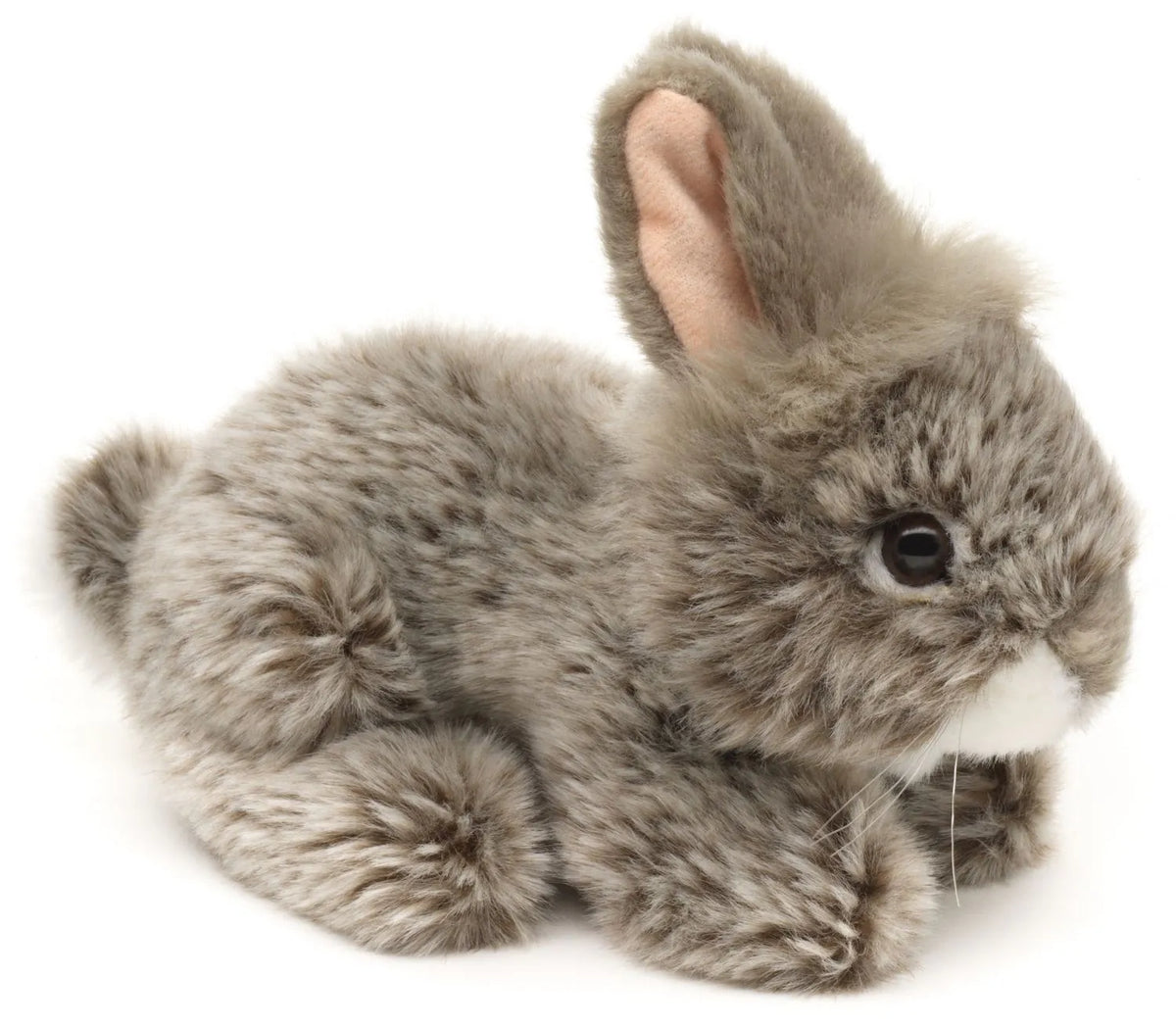 Uni-Toys | Grey Lionhead Angora Rabbit | Soft Toy