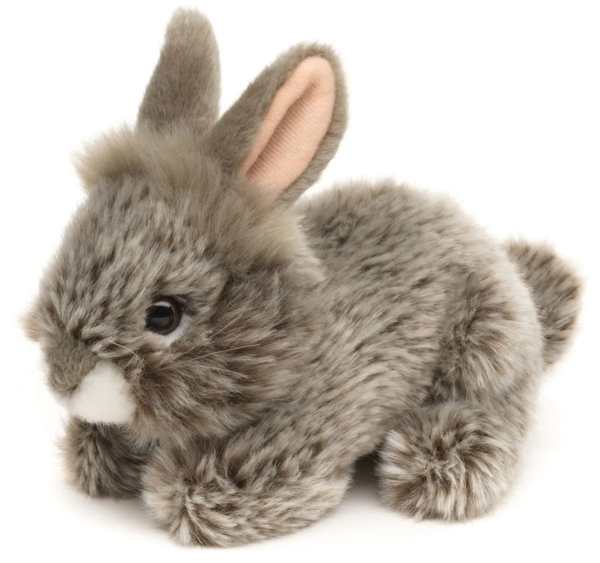 Uni-Toys | Grey Lionhead Angora Rabbit | Soft Toy