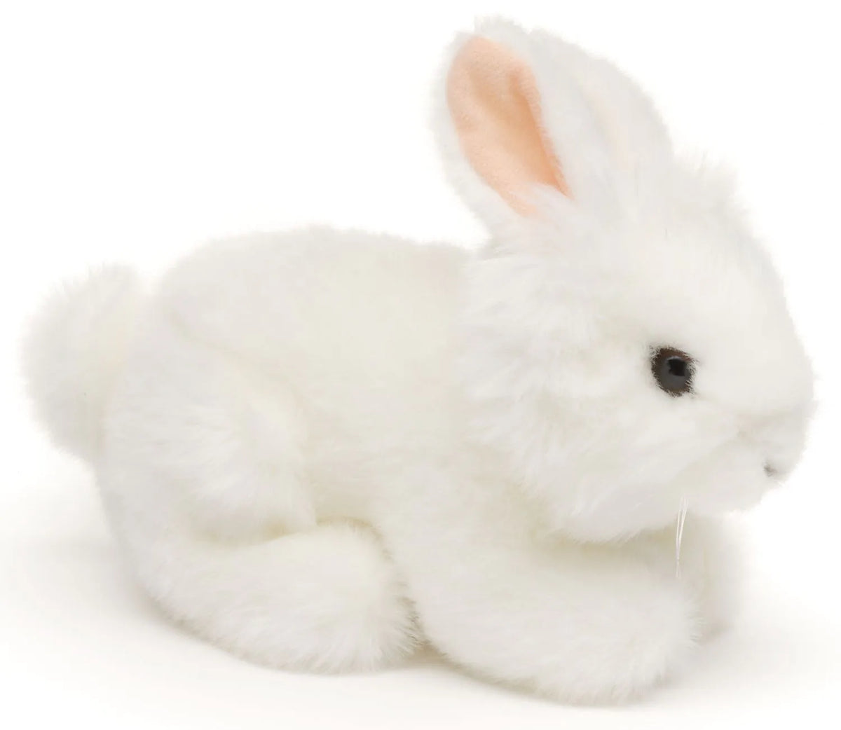 Uni-Toys | White Lionhead Angora Rabbit | Soft Toy