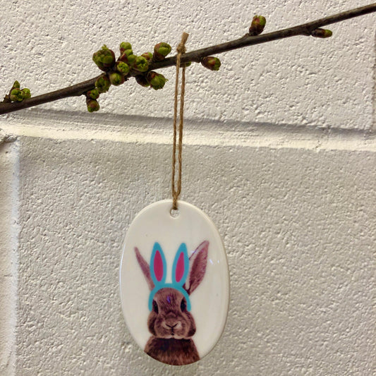 Easter Bunny Ears Hanging Decoration