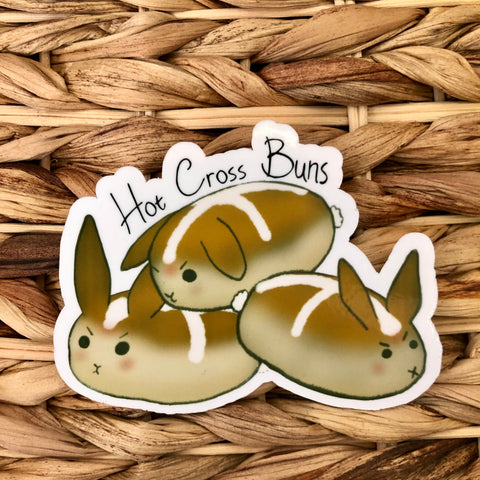 Hot Cross Buns Sticker