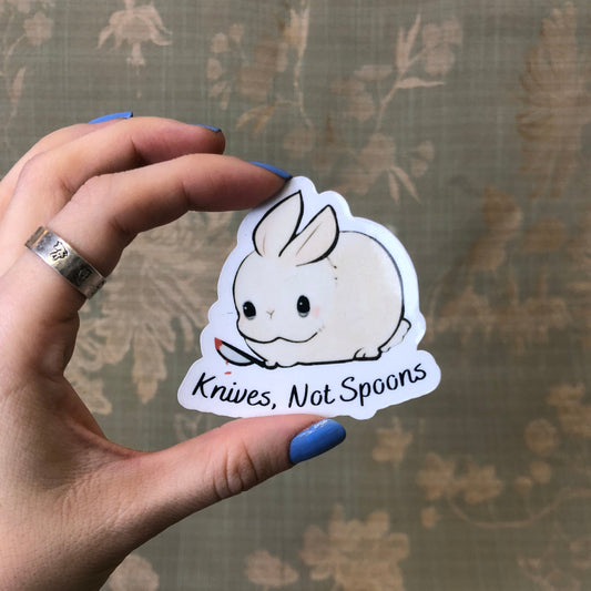 Knives, Not Spoons | Sticker